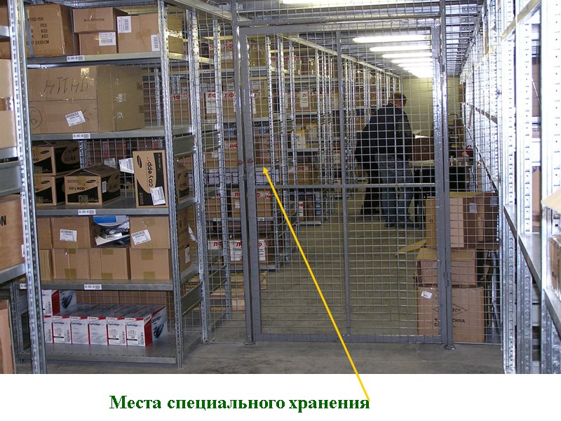 Места специального хранения